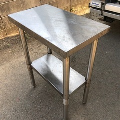 業務用作業台 ステンレス製 ガス台60cm×30cm×高さ79cmの画像