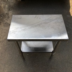 業務用作業台 ステンレス製 ガス台60cm×30cm×高さ79cmの画像
