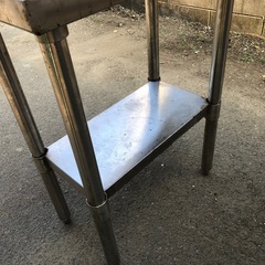 業務用作業台 ステンレス製 ガス台60cm×30cm×高さ79cmの画像