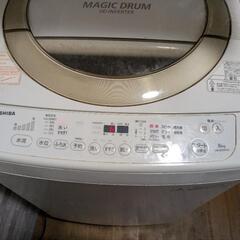 中古品　TOSHIBA　東芝 AW-8D3M 洗濯機の画像