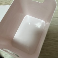 スリーコインズ　収納ケース　ピンク　化粧　3coins 　の画像