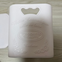 スリーコインズ　収納ケース　ピンク　化粧　3coins 　の画像