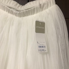 チュールスカート　レギンス付きの画像