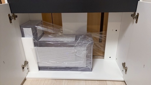 【新品】オーバーフロー水槽セット  900×300×360㎜　ホワイト