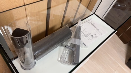 【新品】オーバーフロー水槽セット  900×300×360㎜　ホワイト