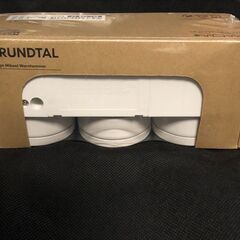 IKEA GRUNDTALのデザインスポット照明３灯セット　新品未開封の画像