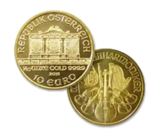 ウィーン金貨 ハーモニー1/10オンス