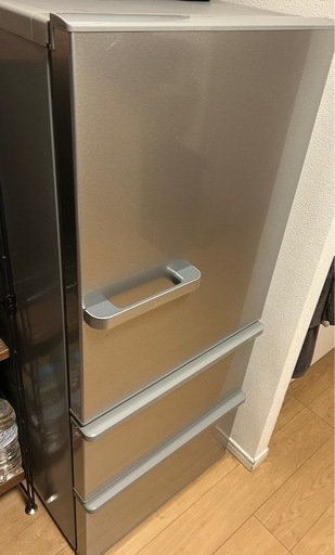 冷蔵庫 AQUA　アクア AQR-27K-S 272L シルバー 片開きタイプ 3ドア 2021年製   