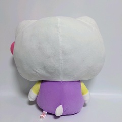 ぬいぐるみ｜サンリオ ハローキティ パープルオーバーオールドールGJ の画像