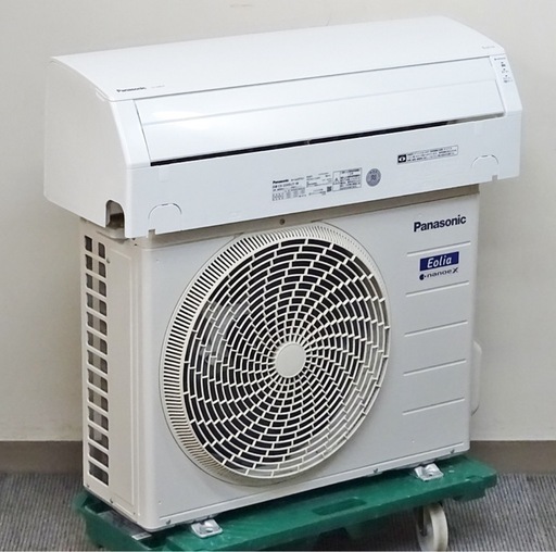 (31)Panasonic【CS-220DJT】パナソニック Eolia エオリア ナノイーX搭載 ルームエアコン おもに6畳用 2020年製 取付販売