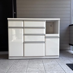【ジャンク品・引取限定】ニトリ　キッチンカウンターの画像