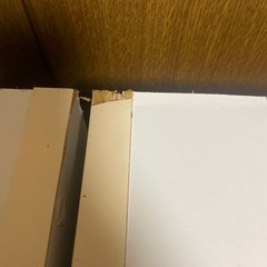 段が変えられるカラーボックス2個の画像