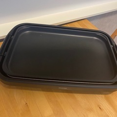 アイリスオーヤマ ホットプレート 蓋付き 大型サイズの画像