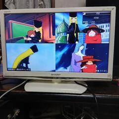 シャープAQUOS19型液晶テレビの画像
