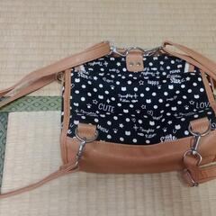 👜【2WAYバッグ】リュック＆ショルダーにも使えるかわいいバッグ🎀の画像