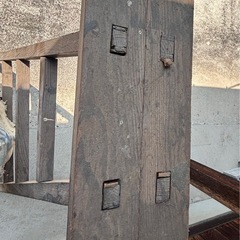 木製 脚立 はしご インテリア ガーデニング 昭和レトロの画像