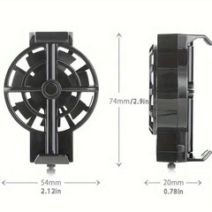 【新品】スマホ用 冷却ファン スマホ散熱 冷却クーラー 散熱効果 各種スマホ対応の画像