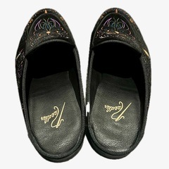 32796 2020AW VELVET MULE - PAPILLON needles ニードルス サンダル 靴 シューズ ミュール 26.5 41 刺繍 ベルベット トルコ パピヨンの画像