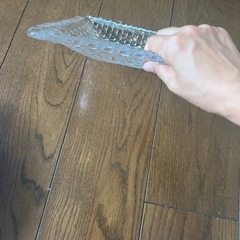 立派なガラス皿　23cmの画像