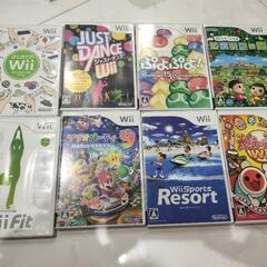 wiiゲーム＋ゲームセット8本の画像