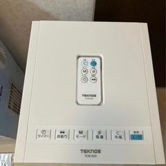 🉐ほぼ新品！最終お値下げ！！　TEKNOS リモコン冷風扇 ホワイト TCW-020の画像
