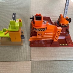 トミカ　建設現場のセットの画像