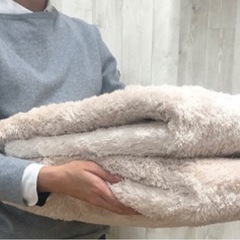 イケヒコ IKEHIKO ラグ シャギー調「ラルジュ」185cm丸型 アイボリーの画像