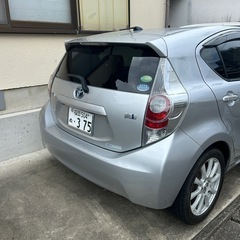 アクア S★H25★116354km★車検8年8月　早めの引き取り希望の画像