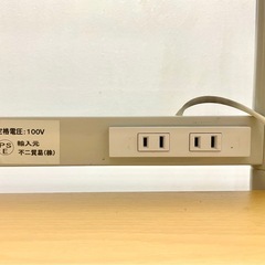 【収納便利】レンジ台　コンセントつきの画像