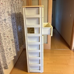 ウッドトップチェスト　8段の画像