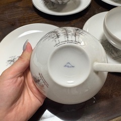 深川製磁 カップ･ソーサーセット 5組の画像