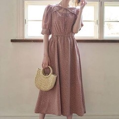 GRL 2way 未使用ドット柄ワンピース　Sサイズの画像
