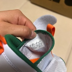新品未使用NIKE ジョーダン　23/7 TD 16.0㎝　ホワイト×グリーンの画像