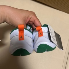 新品未使用NIKE ジョーダン　23/7 TD 16.0㎝　ホワイト×グリーンの画像
