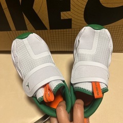 新品未使用NIKE ジョーダン　23/7 TD 16.0㎝　ホワイト×グリーンの画像