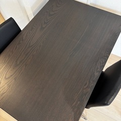 IKEA エーケダーレン 伸長式テーブル ブラウン 120/180x80 cmの画像