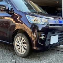 スズキ ワゴンRスティングレー X ハイブリッド ナビ ETC Bluetooth 記録簿MH44Sの画像