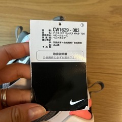 新品未使用　10㎝　Nike AIR ベビーシューズ グレー/ピンクの画像