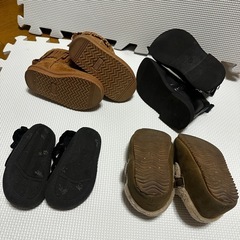 ベビー シューズ4セット　13-14.5cm　　の画像