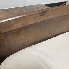 セミダブル　木製ベッドフレームの画像