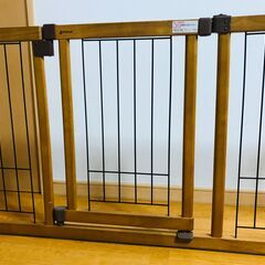 リッチェル ペット用木製おくだけドア付ゲート L の画像