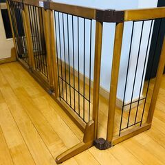 リッチェル ペット用木製おくだけドア付ゲート L の画像