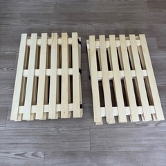 ダブルベット　すのこの画像