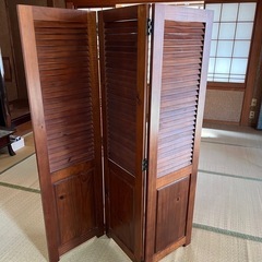 パーテーション　目隠し　日本レトロの画像