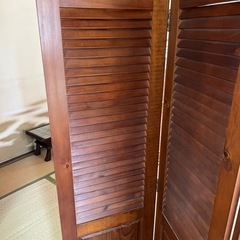 パーテーション　目隠し　日本レトロの画像
