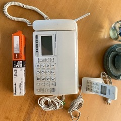 パナソニックファックス　子機付き　の画像