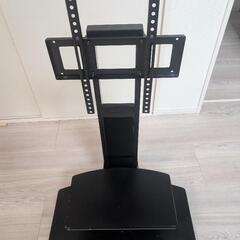 壁寄せテレビスタンド　ブラック KF-370