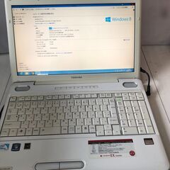 ノート	PAEX35KLTWH	東芝		Win8	300GB	2MB×2		WIFI	HDMIの画像