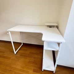 L字デスク ゲーミングデスクの画像