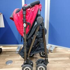 Aprica アップリカ☆ベビーカー ソラリア2014 赤黒色 説明書付 の画像